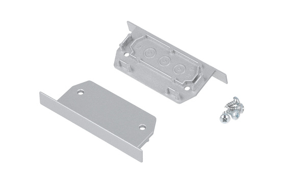 end cap PHIL.v2 recessed silver [2pcs]