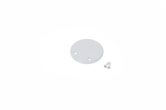 extension arm end cap OVAL20 metal white painted [1szt]