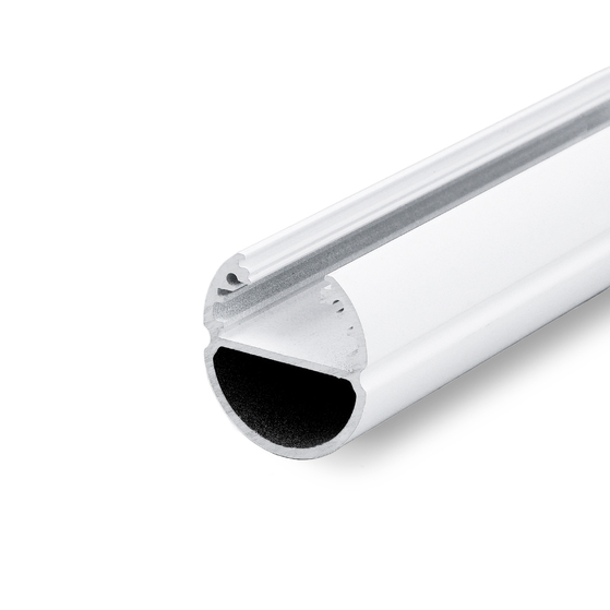 LED profile OVAL20 BC 3000 white painted /plastic bag