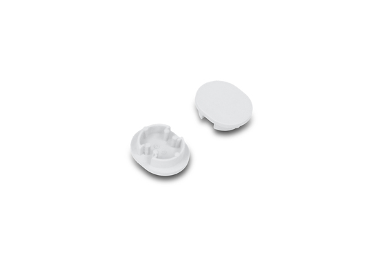 end cap ARC12 DUO D white [20pcs]