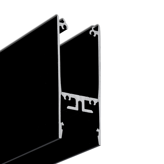 LED profile PIXY20-02 C7 3000 black anod. /plastic bag