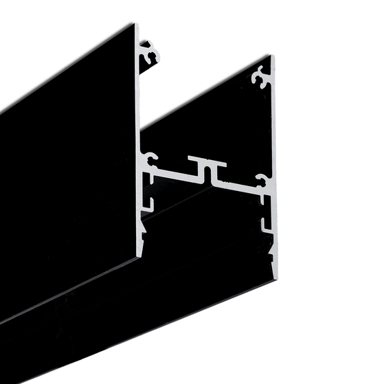 LED profile PIXEL33-02 C8/Q9 1000 black anod. /plastic bag