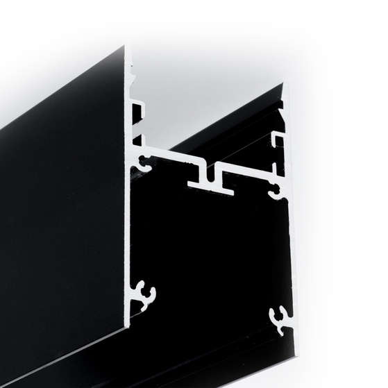LED profile PIXEL33-02 C8/Q9 3000 black anod. /plastic bag