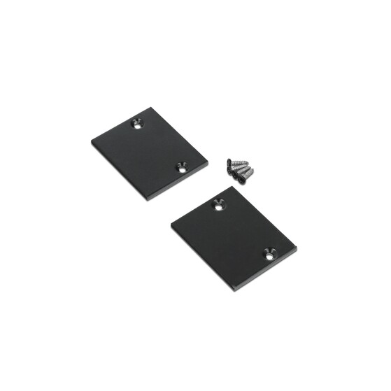 end cap PIXEL33-01 metal black /plastic bag  [2pcs]