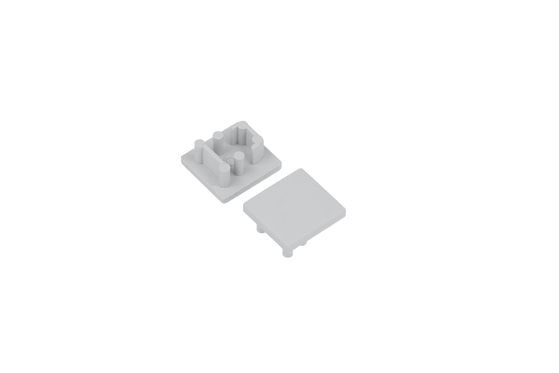 end cap BEND8 grey [20pcs]