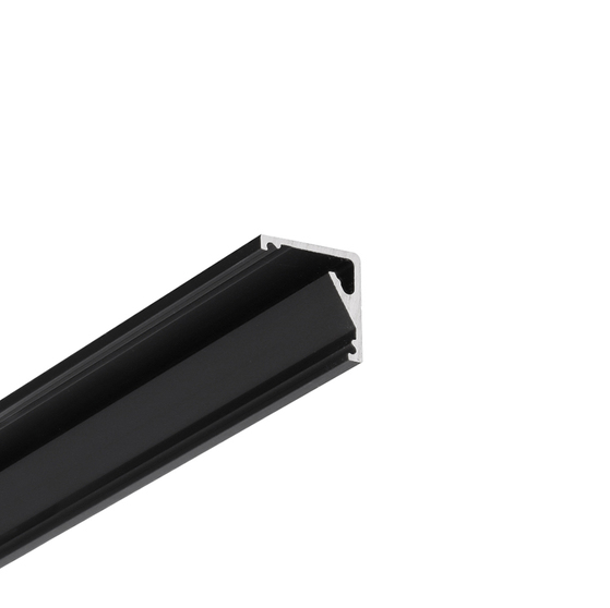 LED profile CABI12 D1E 4050 black anod. /plastic bag