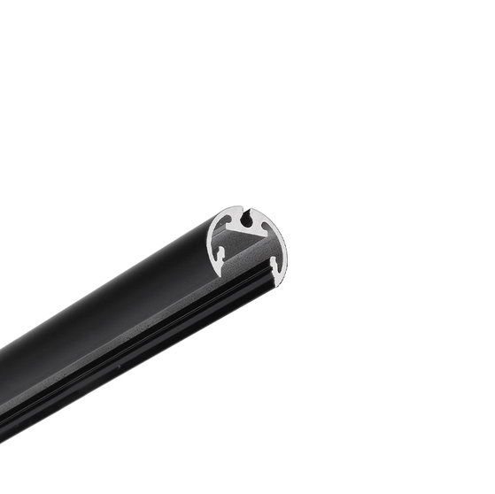 LED profile PEN12 CJ 2000 black painted RAL9005 /plastic bag