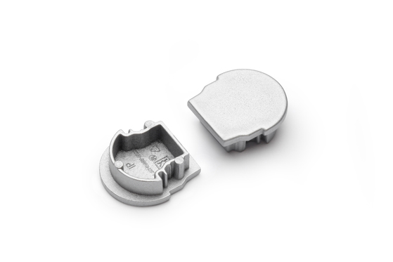 end cap UNI12 D silver [20pcs]