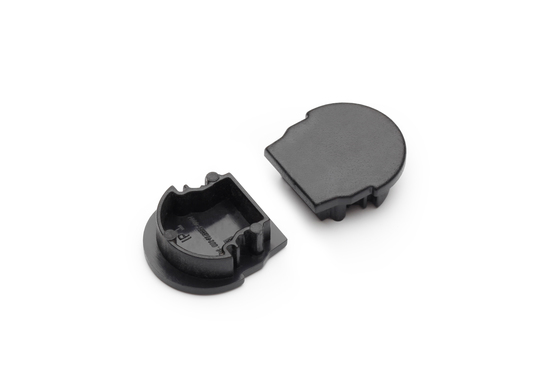 end cap UNI12 D black [20pcs]
