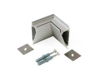 connector WALLE12 90deg anod. /plastic bag
