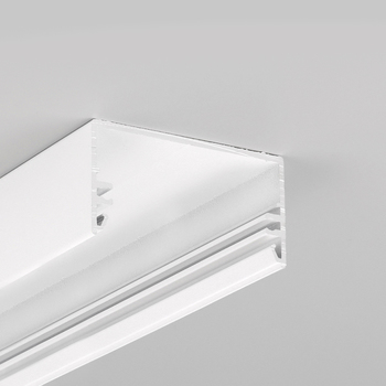LED profile LOWI C10 2000 white painted RAL9003 /plastic bag