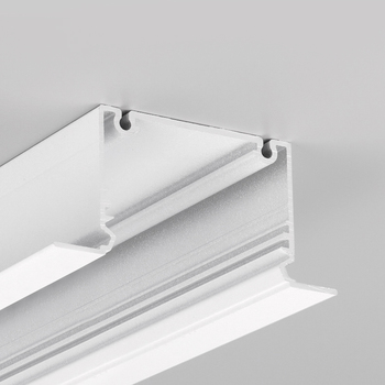 LED profile PHIL recessed C10 1000 white painted RAL9003 /plastic bag