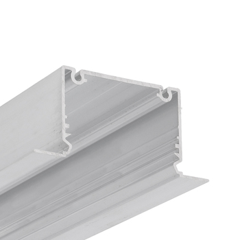 LED profile PHIL recessed C10  4050 raw alu.