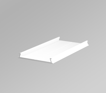 cover C10 1000 white painted RAL9003 /plastic bag