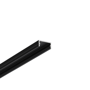 LED profile BEGTON12 J/S 4050 black anod. /plastic bag