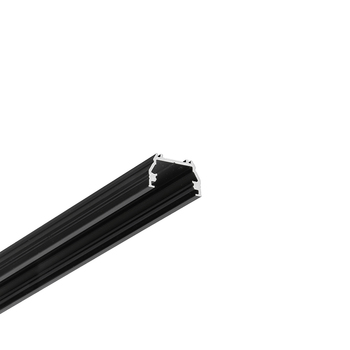 LED profile UNI12 BCD/U 2000 black anod. /plastic bag