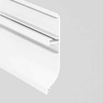 LED profile SKIRT10 AC2/Q9 4050 white painted RAL9003 /plastic bag