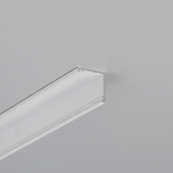 LED profile CABI12 DUO D1E 1000 white painted RAL9003 /plastic bag