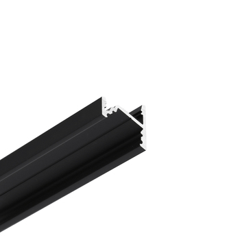 LED profile CORNER10.v2 A1C/U1 1000 black anod. /plastic bag