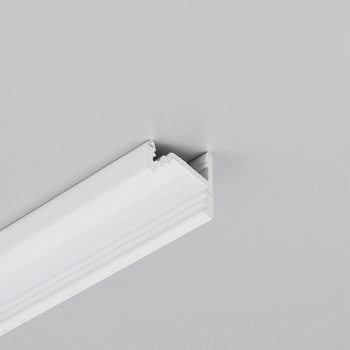 LED profile CORNER10.v2 A1C/U1 4050 white painted /plastic bag
