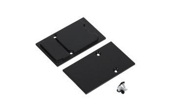 end cap COMBO30-01A metal black /plastic bag  [2pcs]