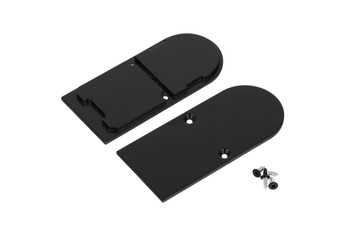 end cap COMBO30-01A-D9 metal black /plastic bag  [2pcs]