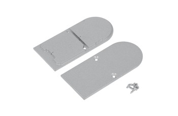 end cap COMBO30-01A-D9 metal silver /plastic bag  [2pcs]