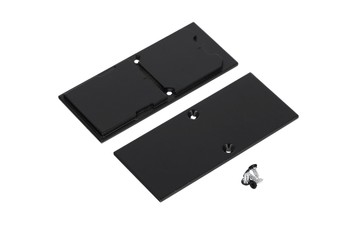 end cap COMBO30-01A-E9 metal black /plastic bag  [2pcs]