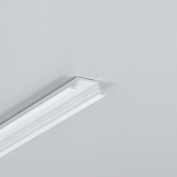 LED profile GROOVE10.v2 A1C/U 2000 white painted /plastic bag