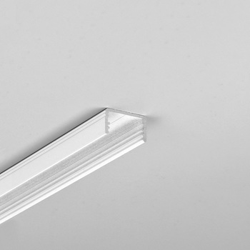 LED profile UNI14 BC3/Y 4050 white painted RAL9003 /plastic bag