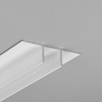 LED profile PLANE14 IN BC3 2000 white painted RAL9003 /plastic bag
