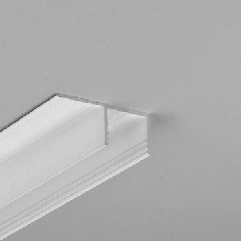 LED profile PLANE14 SIDE BC3 2000 white painted RAL9003 /plastic bag