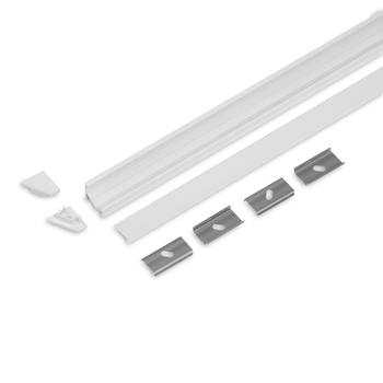 SET STANDARD CORNER10.v2 2000 white painted RAL9003 + C click