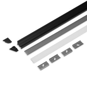 SET STANDARD CORNER10.v2 2000 black anod. + C click