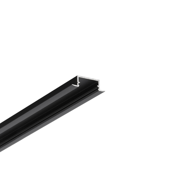 LED profile BEGTIN12 J/S 1000 black anod. /plastic bag
