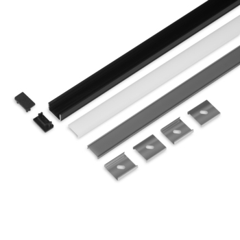 SET STANDARD UNI14 2000 black anod. + C3 click