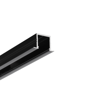 LED profile SMART-IN16 BC3/U4 2000 black painted RAL9005 /plastic bag