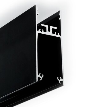 LED profile PIXY20-02 C7 3000 black anod. /plastic bag