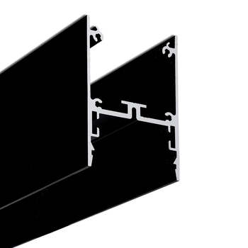 LED profile PIXEL33-02 C8/Q9 2000 black anod. /plastic bag