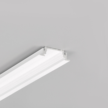 LED profile GROOVE14 EE7F/TY 2000 white painted RAL9003 /plastic bag