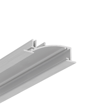 LED profile FLAT8 H/UX 1000 raw alu.