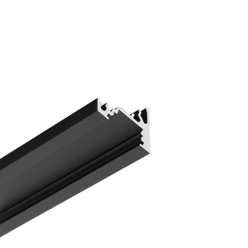 LED profile CORNER10 BC/UX 1000 black anod. /plastic bag