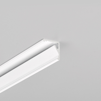 LED profile CABI12 D1E 3000 white painted RAL9003 /plastic bag