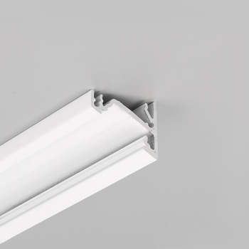 LED profile CORNER14 EE7F/TY 3000 white painted RAL9003 /plastic bag