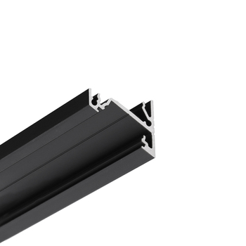 LED profile CORNER14 EE7F/TY 4050 black anod. /plastic bag