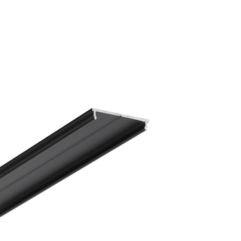 LED profile FIX16 2000 black anod. /plastic bag