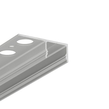 LED profile UNI-TILE12 180deg C PLUS 3000 anod.