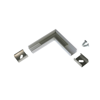 connector SLIM8 90deg anod. /plastic bag