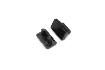 end cap SLIM8 black [20pcs]