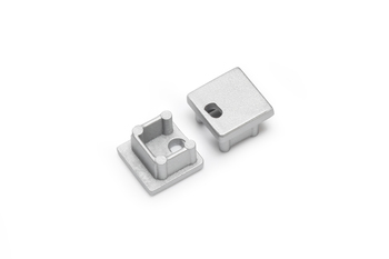 end cap SMART10 with hole silver [20pcs]